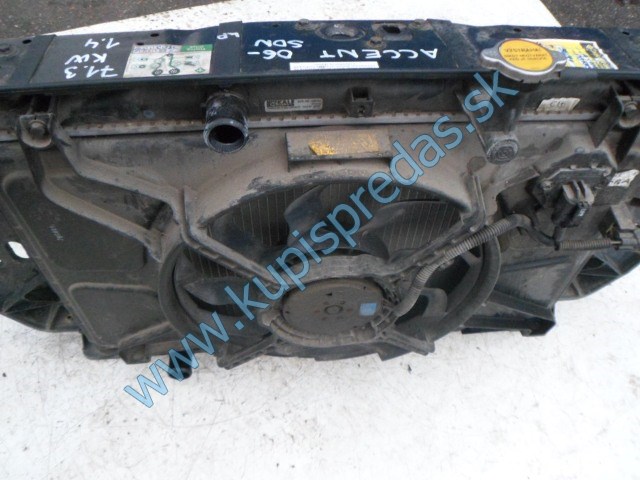 kompletné predné čelo na hyundai accent 1,4i, 